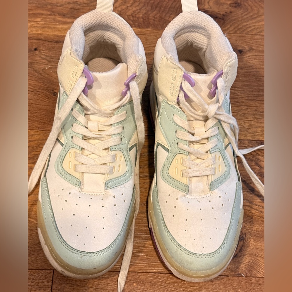 ZARA Chunky Hi-Top Sneakers Air Cushion Sole | Size EU 37 | US 5 Youth